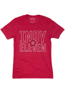 Indy Eleven Red 2023 Team Travel Short Sleeve Fashion T Shirt