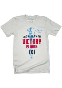 Indy Eleven White Victory is Ours Short Sleeve Fashion T Shirt