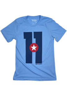 Indy Eleven Light Blue Flag Short Sleeve Fashion T Shirt