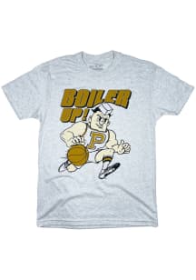 White Purdue Boilermakers Boiler Up Short Sleeve Fashion T Shirt