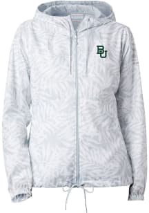 Columbia Baylor Bears Womens White Heat Seal Flash Forward Light Weight Jacket