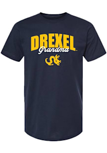 Summit Sportswear Drexel Dragons Womens Navy Blue Grandma Short Sleeve T-Shirt