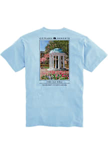 Onward Reserve North Carolina Tar Heels Light Blue UNC Old Well Short Sleeve T Shirt