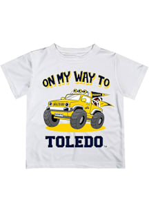 Vive La Fete Toledo Rockets Infant On My Way Short Sleeve T-Shirt White