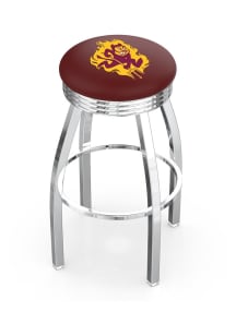 Arizona State Sun Devils Sparky 3 Ring Chrome Seat Pub Stool -
