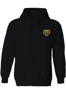 Vive La Fete Oakland University Golden Grizzlies Womens Black Impressions Hooded Sweatshirt
