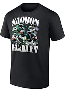 Saquon Barkley Philadelphia Eagles Black Notorious Short Sleeve Player T Shirt