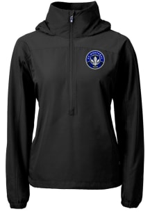 Cutter and Buck Montreal Impact Womens Black Charter Eco Long Sleeve Pullover