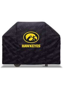 Black Iowa Hawkeyes Heavy Duty Grill Cover