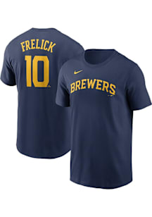 Sal Frelick Milwaukee Brewers Navy Blue Summer of Sal Short Sleeve Fashion Player T Shirt