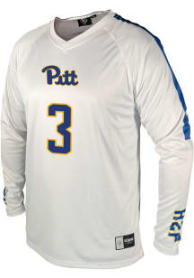 Emery Dupes Genuine Collective Mens White Pitt Panthers NIL Jersey