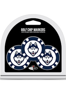 UConn Huskies Poker Chip 3 Pack Golf Ball Marker