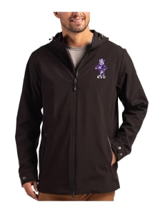 Mens K-State Wildcats Black Cutter and Buck Camano Light Weight Jacket