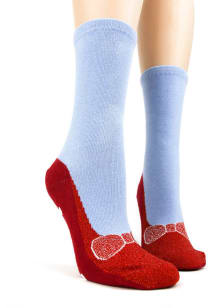 Red Slipper Mens Dress Socks