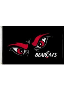 Black Cincinnati Bearcats 3x5 Eyes Black Silk Screen Grommet Silk Screen Grommet Flag