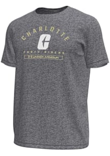 Under Armour UNCC 49ers Grey Name Tech Stretch Short Sleeve T Shirt