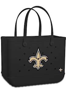 New Orleans Saints Black Large Bogg Bag Tote