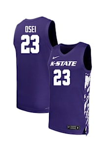 Stephen Osei  Nike K-State Wildcats Purple NIL Name And Number Jersey