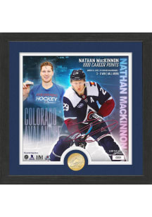 Nathan MacKinnon Colorado Avalanche 1000 Career Points Bronze Coin Plaque