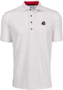 Greyson Ohio State Buckeyes Mens Red Icon Short Sleeve Fashion Polo
