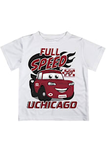Vive La Fete University of Chicago Maroons Infant Full Speed Short Sleeve T-Shirt White