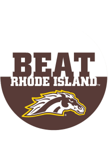 Brown Western Michigan Broncos BEAT Rhode Island 3&quot; Button