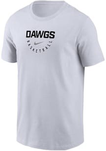 Nike Butler Bulldogs White Basketball Core Short Sleeve T Shirt