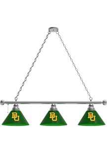Baylor Bears 3 Shade Silver Billiard Lamp