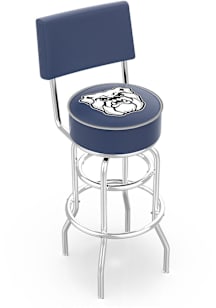 Butler Bulldogs Double-Ring Swivel with Back Pub Stool - Black