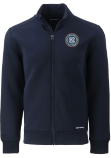 Cutter and Buck New York City FC Mens Navy Blue Roam Big and Tall Light Weight Jacket