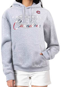 4Her Montreal Canadiens Womens Grey Shadow Hooded Sweatshirt