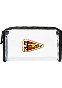 Maryland Terrapins Travel Pouch Womens Clear Tote