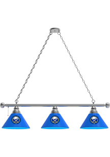 Buffalo Sabres 3 Shade Silver Billiard Lamp