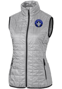Cutter and Buck Montreal Impact Womens Grey Rainier PrimaLoft Vest