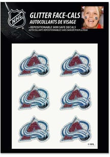 Colorado Avalanche 6pk Glitter Tattoo