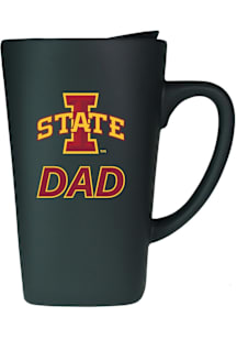 Iowa State Cyclones 16oz Soft Touch Dad Ceramic Mug - Black