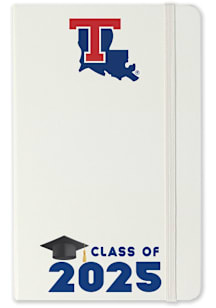 Louisiana Tech Bulldogs Class of 25 team logo Notebook and Folder - White