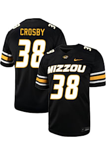 Henry Crosby  Nike Missouri Tigers Black Football NIL Name And Number Football Jersey