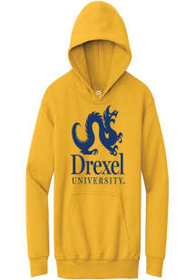 Youth Drexel Dragons Gold Summit Sportswear Academic Long Sleeve Hooded Sweatshirt