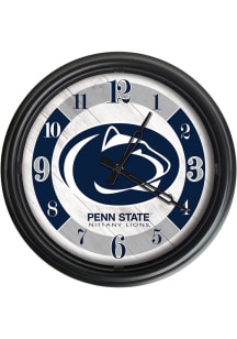 Black Penn State Nittany Lions Outdoor LED Wall Clock