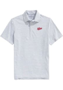 Mens Indiana Hoosiers Grey Vineyard Vines Sankaty Short Sleeve Fashion Polo