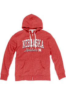 Nebraska Cornhuskers Womens Red Laugna Long Sleeve Full Zip Jacket
