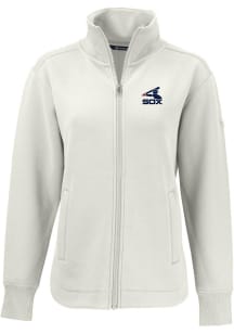 Cutter and Buck Chicago White Sox Womens White Cooperstown  Roam Light Weight Jacket