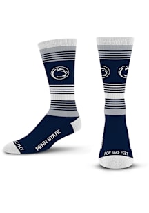 Penn State Nittany Lions Ombre Stripe Mens Crew Socks
