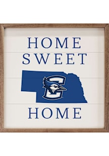 Creighton Bluejays 12x12 Sign - White