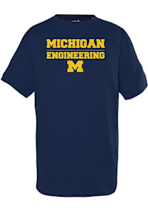 Michigan Wolverines Youth Navy Blue School of Engineering Short Sleeve T-Shirt