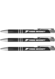 Purdue Boilermakers 3 Pack Ball Point Pen - Black