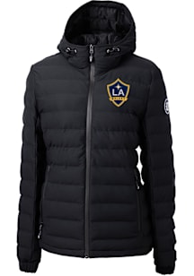 Cutter and Buck LA Galaxy Womens Black Mission Ridge Repreve Heavy Weight Jacket