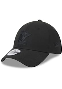New Era Minnesota Twins Mens Black 2024 MLB City Connect State Black on Black 39THIRTY Flex Hat
