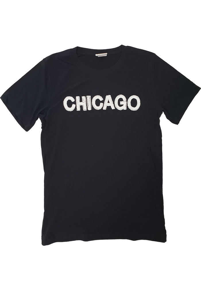 Chicago Sequin Baseball Tee - localE.